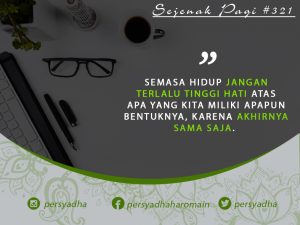 Persyadha Al Haromain | Ketika Semuanya Berakhir Sama
