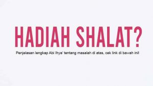 Hukum Shalat Hadiah